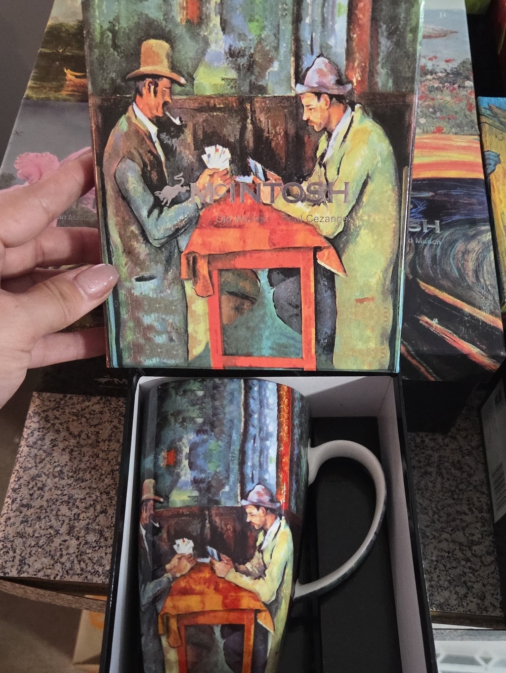Paul Cezanne- The Card Players Grande Mug